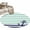 Aqua, variant on Round Rugs 5Ft, Anchor Gray Round Area Rug Washable Indoor Throw Carpet, Modern Navy Blue White Striped Nautical Soft Non Slip Circle Rug for Cabinet Bathroom Home Decor Aesthetic