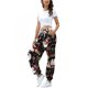 thumbnail image 3 of Puntoco Pantalones de chándal con estampado navideño para mujer Cintura alta Deportivo Gimnasio Ajuste atlético Jogger Pantalones Baggy Lounge Pants con bolsillos Puntoco Puntoco-3062, 3 of 7