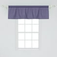 thumbnail image 2 of Ambesonne American Valance Pack of 2, Flag with Stars, 54"X18", Purple White, 2 of 4
