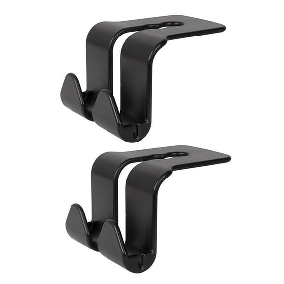 Hook up Car Hooks for Bags Plastic Hanger Metal Clothes Rack Coat Hangers Headrest Auto Back 2 Pcs