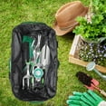 thumbnail image 5 of Yalin Tool Bag Garden Tote Large Organizer Bag Carrier Gardening Storage Tote with Interior Exterior Side Pockets Handles Strap for Garden Plant Tool Set Store Content Bag, 8 Storage Pockets (Green), 5 of 5