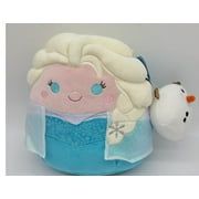 Squishmallow Official Kellytoy Plush 10" Elsa and 3" Olaf - Disney Ultrasoft Stuffed Animal Plush Toy
