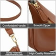 thumbnail image 4 of AOUNQ Clutch Tote Handbags with 2 Removable Straps and Zipper Closure Crossbody Bags Shoulder Purse Handbag for Women, 4 of 7