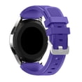 thumbnail image 3 of Replacement Silicone Sport Band Wrist Strap For Samsung Galaxy Watch S3, Purple/46mm, 3 of 6