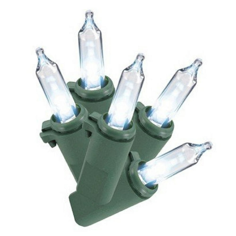 Philips 60 Mini Cool White Christmas Holiday Lights