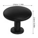 thumbnail image 2 of unbranded 10Ud De Cajón Negros Con Elegante Para Gabinetes Y, 2 of 8