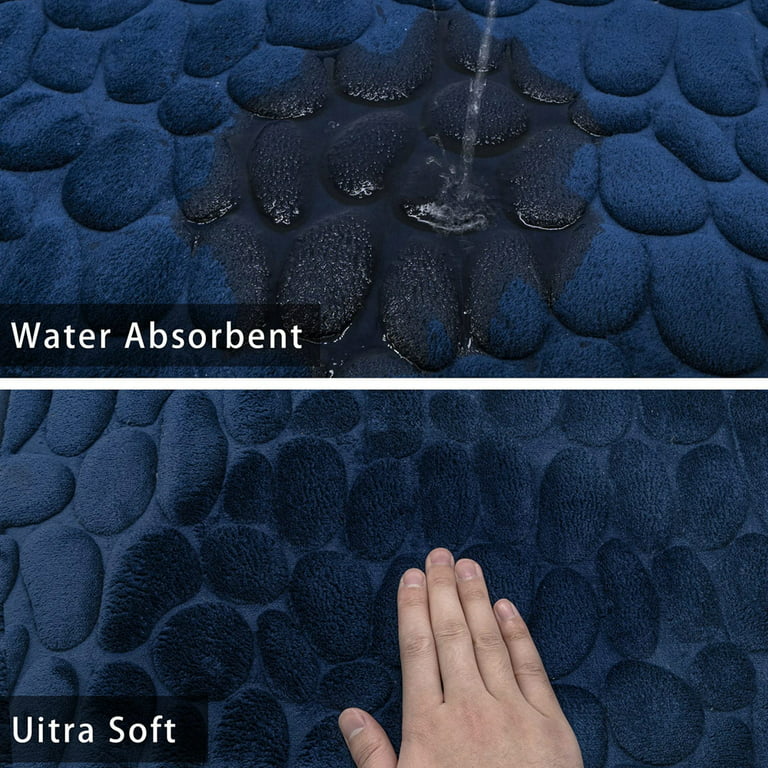 Ardorlove Rugs for Bathroom Floor, Non Slip Bath Mat Thick Soft Memory Foam Carpet Small Shower Rug Mats Laundry Room Decor, Washable, Water Absorbent