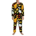 thumbnail image 4 of Kll Farm Goose Sleepwear Mens Flannel Pajamas,Long Cotton Pj Set, 4 of 9