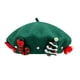 thumbnail image 1 of Gorro de de Navidad, gorro de fieltro de invierno, gorro de pintor francés para mujer, sombrero para Festival, regalo de cumpleaños, fiesta de Verde Yinane  Boina cálida, 1 of 8