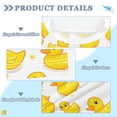 thumbnail image 2 of FORMRS Boys Rash Guard Short Sleeves Swim Shirt Quick Dry UPF 50+ Sun Protection, Sizes 3-12T, Yellow Rubber Ducks, 2 of 6