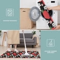 thumbnail image 6 of Red Strawberry Plants Flower Black Pattern Kitchen Rugs Sets Of 3,Kitchen Runner Rugs Non Skid Washable,Decorative Kitchen Floor Mats for Kitchen,Sink,Laundry,17"x30"+ 17"x47" + 17"x59", 6 of 6