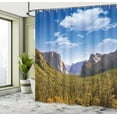 thumbnail image 5 of Ambesonne American Shower Curtain, Yosemite El Capitan US, 69"Wx75"L, Green Blue, 5 of 5