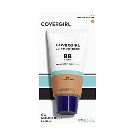COVERGIRL Smoothers Lightweight BB Cream, 815 Medium To (Best Medium Coverage Bb Cream For Oily Skin)
