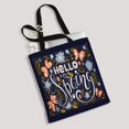 thumbnail image 2 of ABPHQTO Hello Spring Flowers Butterflies Canvas Bag Reusable Tote Grocery Shopping Bags Tote Bag 14x16 inch, 2 of 2