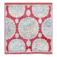 thumbnail image 3 of Unique Loom Paragon Collection Area Rug - Grayson (5' 5" Square Red/Ivory), 3 of 7