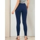 thumbnail image 5 of Leggings De Mujer Pantalones De Estribo De CintuElástiDe Color Sólido Azul oscuro L, 5 of 6