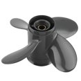 thumbnail image 4 of Propeller 4 Blade 9 1/4X10 for Honda and Yamaha Outboard BF8D/BF9.9D BF9.9/BF15A BF15D/BF20 8 Spline, 4 of 5