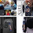 thumbnail image 6 of Jeiento 250th Eagle 13 Pcs Auto Seat Cover Sets USA Flag Steering Wheel Cover Seatbelt Pad Armrest Cover Pad Cup Holders Keychain Chapstick Holder for SUV Van Sedan Truck, 6 of 9