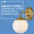 thumbnail image 2 of 84300LCB Lark Julep - 5W 1 LED Medium Wall Sconce-10 Inch Tall and 6 Inch Wide-Lacquered Brass Finish, 2 of 13