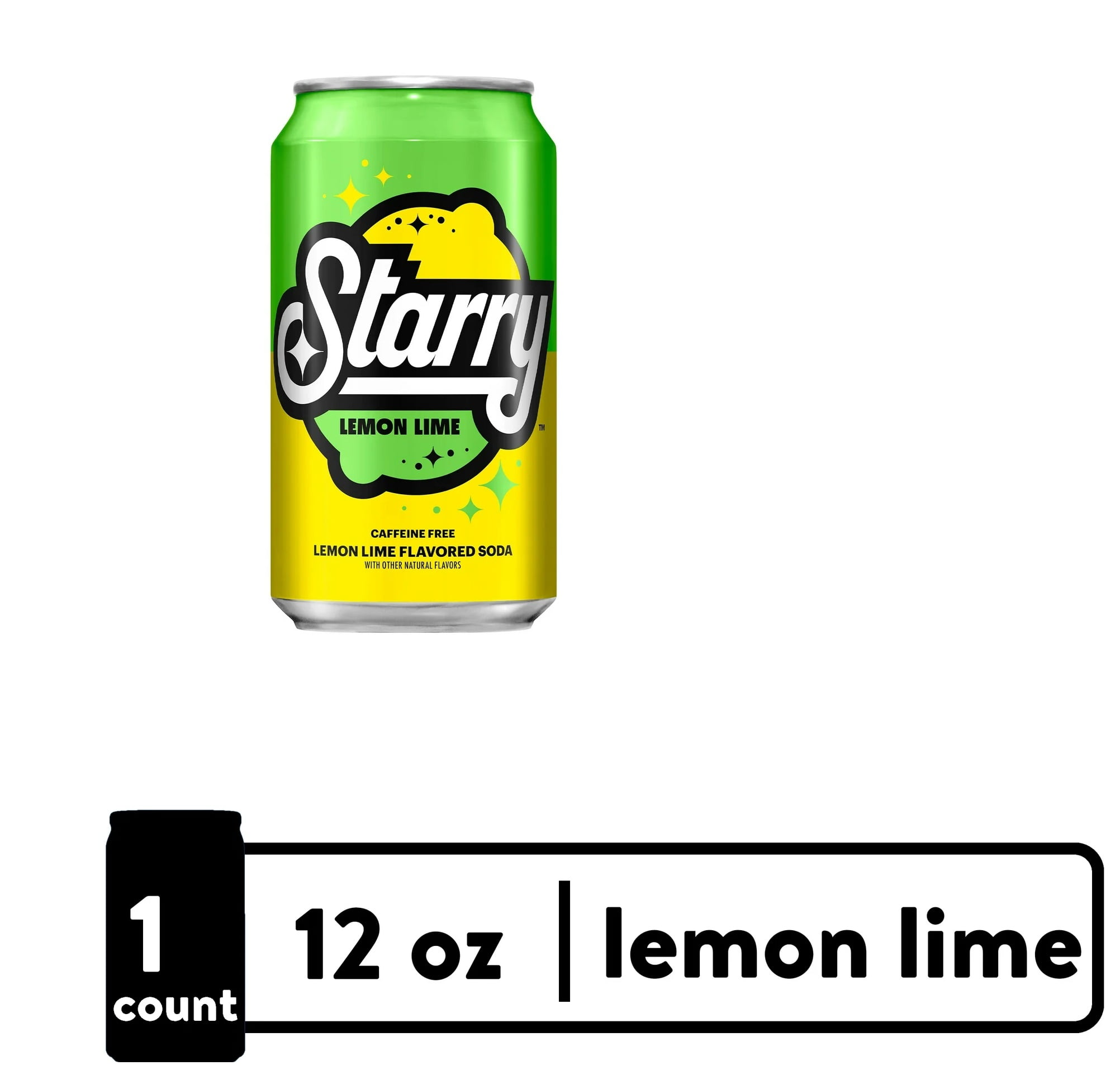 Great Value Lemon Lime Soda, 12 fl oz, 12 Pack Cans
