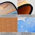 thumbnail image 3 of SKYSONIC Sea Sunset View Kitchen Mats and Rugs Summer Seaside Floor Runner Area Rug Washable Carpet Perfect for Living Room Bedroom Entryway,19.7"x27.6"+19.7"x47.2", 3 of 7