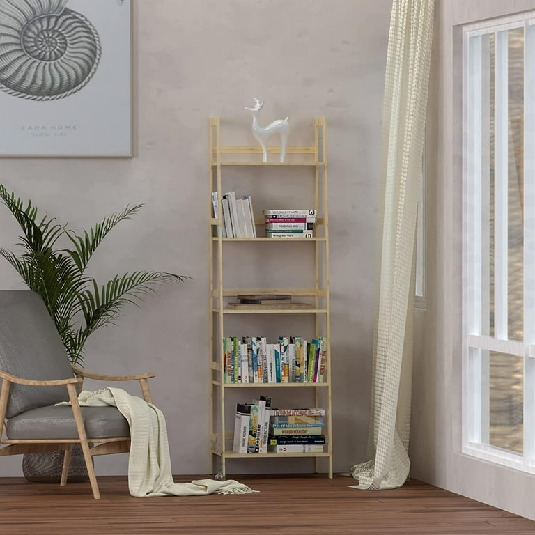Ladder shelf for bedroom outlet