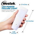 thumbnail image 6 of Westek Emergency Light, 2 Pack - Multi-Function LED Rechargeable Flashlight, Power Failure Light and Night Light - Must-Have Power Outage Lights, Ideal for Storms, Blackouts - NL-PWFL AmerTac, 6 of 9