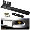 thumbnail image 1 of Zone Tech Bumper License Plate Relocator - Classic Black Universal Fit Front Bumper License Plate Relocator Bracket Holder Bar, 1 of 6