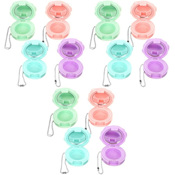 3 PCS Lipstick Storage Container Mini Powder Makeup Sample Containers Travel