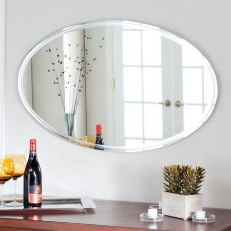 Décor Wonderland Frameless Marisol Wall Mirror - 39.5W x 23.5H in.