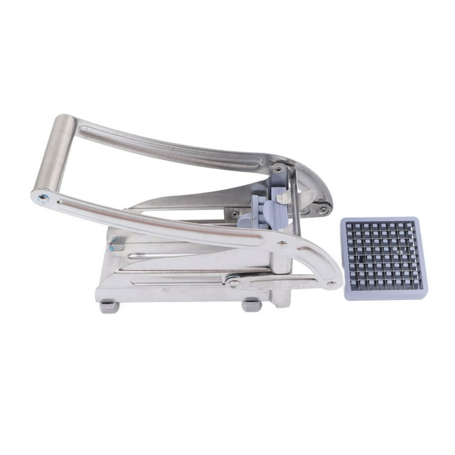 Cortador de verduras de acero inoxidable, 2 cuchillas, multifuncional, para cocina casera.