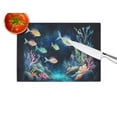 thumbnail image 4 of Carolines Treasures DAC7656LCB 15 x 12 in. Bioluminescent Fish Glass Cutting Board, 4 of 5