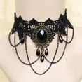 thumbnail image 3 of Valentine Jewelry Vintage Gothic Black Lace Necklace For Women Jewelry Choker Necklace for Women Romantic Jewelry Gift for Women Birthday Valentine's Day, 3 of 4