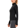 thumbnail image 4 of TRYSIL Women's Fleece Jacket Lightweight Warm Full Zip Long Sleeve Workout Running Sweatshirts,Size(XS-4XL), 4 of 8