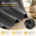 thumbnail image 5 of Dalang Short Blackout Kitchen Curtains for Over Sink, Tier Curtains for Small Window, Rod Pocket Cafe Bathroom Camper Privacy Curtains, 2 Pack, 5 of 6