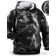 thumbnail image 3 of Sudadera con capucha vintage de tigre para hombre, camisetas con estampado 3D, sudadera con capucha de manga larga con gráficos de tigre y animales a la moda, camisetas de gran tamaño para hombre, 3 of 5