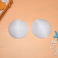 thumbnail image 3 of 2Pcs Pads for No Steel Ring Bra Sports Underwear Matching Sponge Pad Removable Insert Chest Pad for Woman (One Size, White), 3 of 4