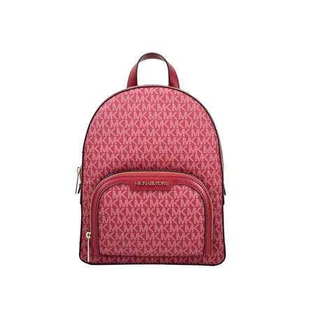 Michael Kors Jaycee Medium Cherry Signature PVC Backpack