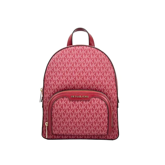 Michael Kors Jaycee Medium Cherry Signature PVC Backpack