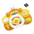 thumbnail image 5 of DOLITY Electric Steering Wheel Toy Simulation Multifunctional Turn and Learn Driver for orange base, 5 of 8