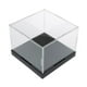 thumbnail image 3 of Caja de exhibición de acrílico transparente con base negra, resistente al polvo y ensamblable para mostrador. 35cmx35cmx25cm, 3 of 7