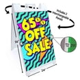 thumbnail image 2 of 65 Percent Off Sale (24" X 36") Deluxe A-Frame Signicade, Includes 2 Removable Panels & Stand, 2 of 4