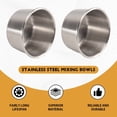 thumbnail image 4 of 6 Tazas de Salsa para Mojar Acero Inoxidable 2 Onzas, Mini Tazones Salsa, Condimentos Metal Reutilizables, Recipientes Moldes (Plateados), 4 of 5