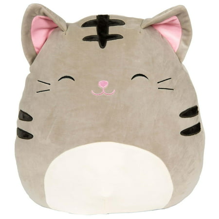  Squishmallow  8 Inch Pillow Pet Plush Tally the Grey Cat  