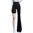 thumbnail image 4 of Pantalones deportivos de mujer, pantalones de yoga, pantalones elásticos acampanados, pantalones, 4 of 7