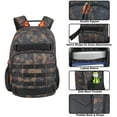 thumbnail image 4 of Trail maker 24 Pack Wholesale Multi Pocket Laptop Student Backpacks with Luggage Straps Bulk for School, Homeless Adults (Camo Pack), 4 of 7