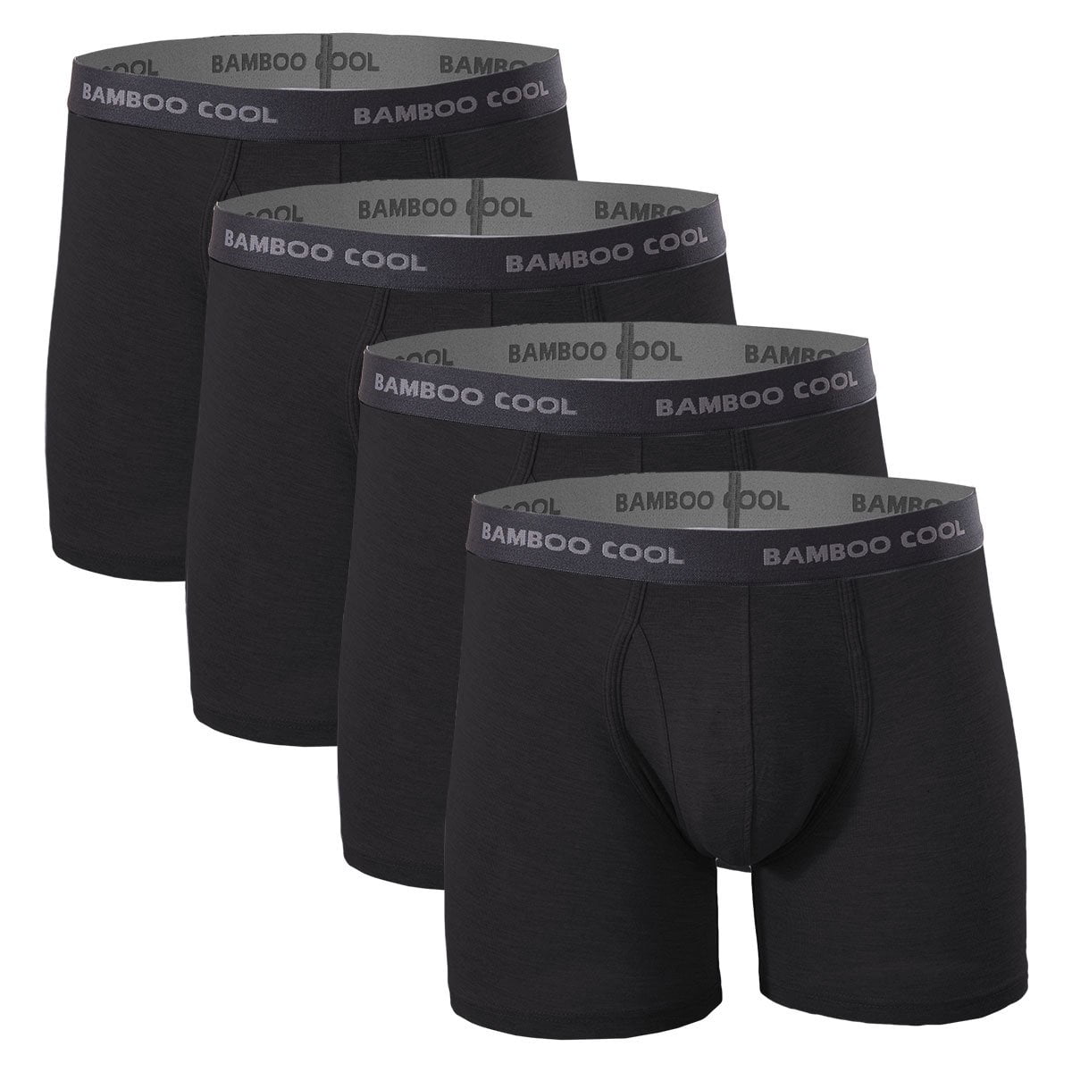 Men's Hip Underwear Men's Bamboo Fiber Viscose Multipack Boxer Briefs,  Comfortable And Breathable Underwear With Support Pockets, Quick-drying  Travel