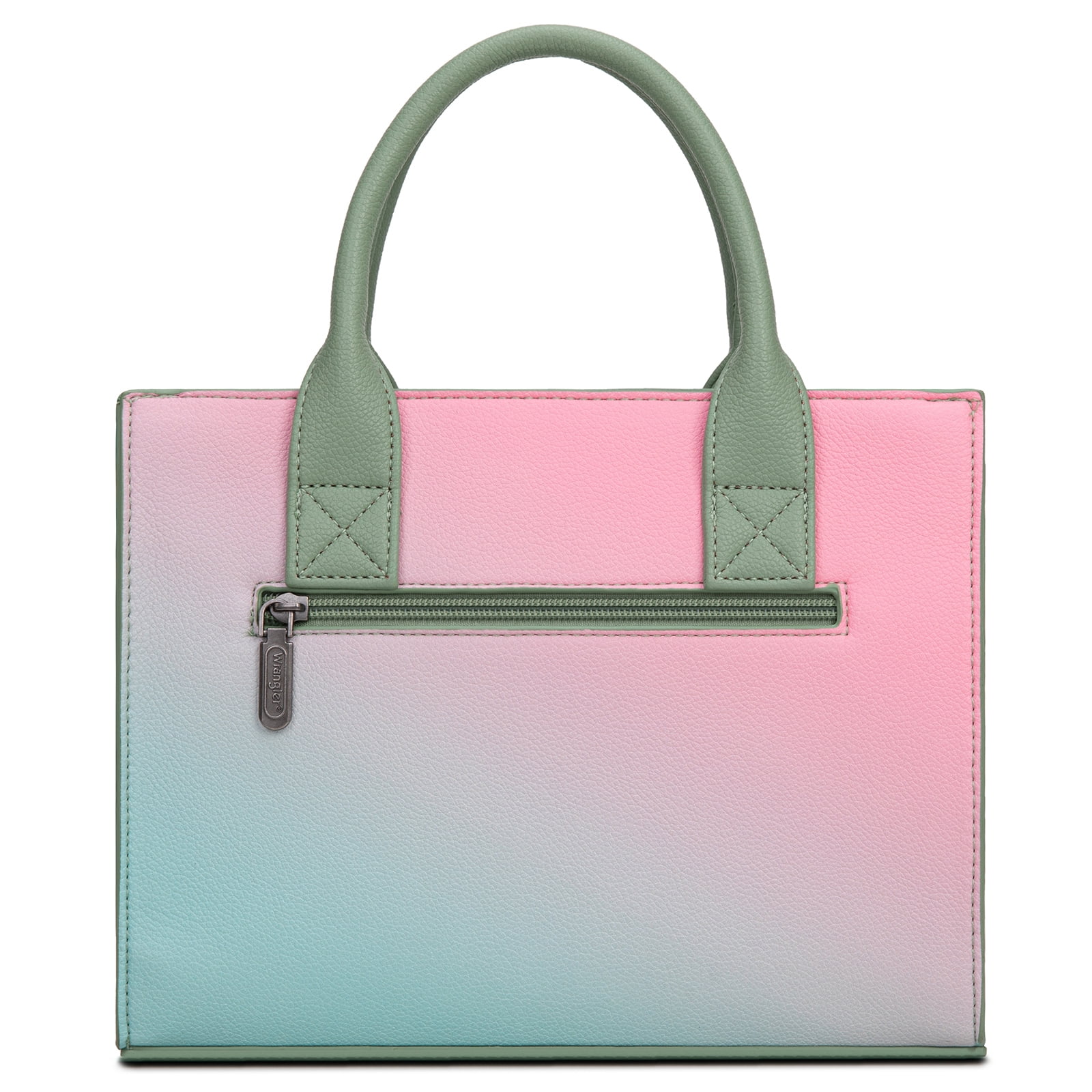 Wrangler purses for womens Gradient tote bag satchel bag womens purses and handbags cute trendy woman bolsa top handle with strap, Green