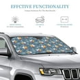thumbnail image 2 of Bingfone Surf Shark Car Windshield Sunshade,Sun Foldable Sun Shield Sun Visor for Car - Small, 2 of 8