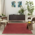 thumbnail image 5 of Noursion Essentials Solid Contemporary Brick Red 5' x 7' Area Rug, (5' x 7'), 5 of 12